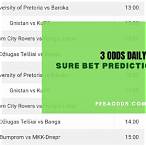 sure bet for today